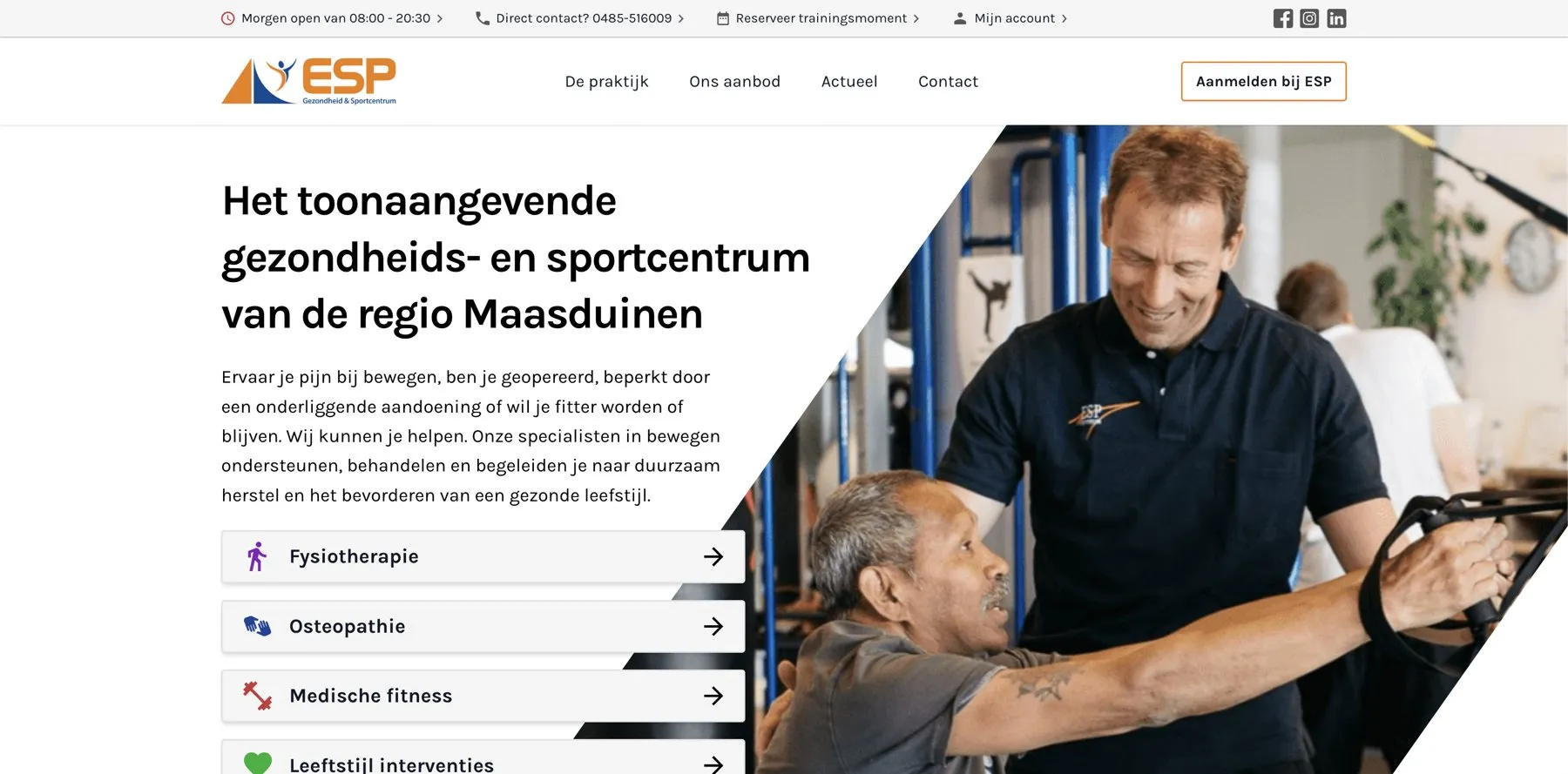 Screenshot of ESP Centrum