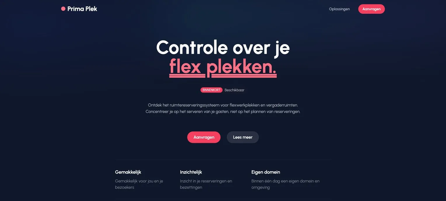 Screenshot of Prima Plek